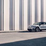 Volvo XC40 Recharge P8 AWD in Glacier Silver,