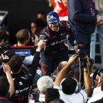 Sam Bird (GBR), Envision Virgin Racing, celebrates with his team.